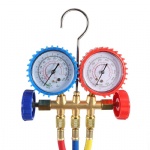 Refrigerant Tables Manifold Gauges Tool Set for using on air conditioning system